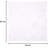 Amissa Polyester Blizzard Snowflake Square Napkin-1657169258