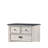 Beautiful Farmhouse Two-Tone Finish 1Pc Chest Storage Drawers Bedroom Furniture Black Nickel Hardware