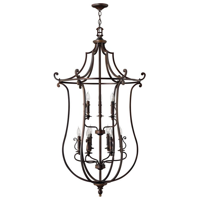 Kenny 9 - Light Lantern Geometric Chandelier