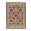 Hand-Knotted High-Quality Red and Beige Area Rug