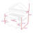 Full-Size Loft Bed With House-Inspired Canopy Roof, Built-In Storage-78106280