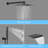 Rain Shower System Tub Shower Faucet Set 10 Inch Square Rainfall Shower Head With Handheld Sprayer And Waterfall Tub Spout Pressure Balance Rough-In Valve Shower Mixer Combo-114230174
