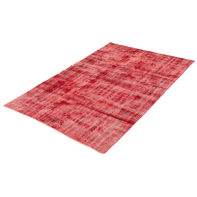 Olinta One-of-a-Kind 5'7" X 8'6" 2000s Wool Area Rug in Red