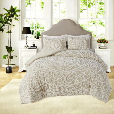 Ensembles de literie touffetés en coton de qualité supérieure, grand 3 pièces, design bohème pour toutes les saisons
