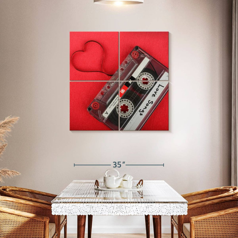 Cassette Abarca, Chansons d'amour, H 38 po x l 38 po