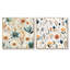 Dagostino - Ensemble de 2 collages carrés botaniques abstraits-101848259-101848260