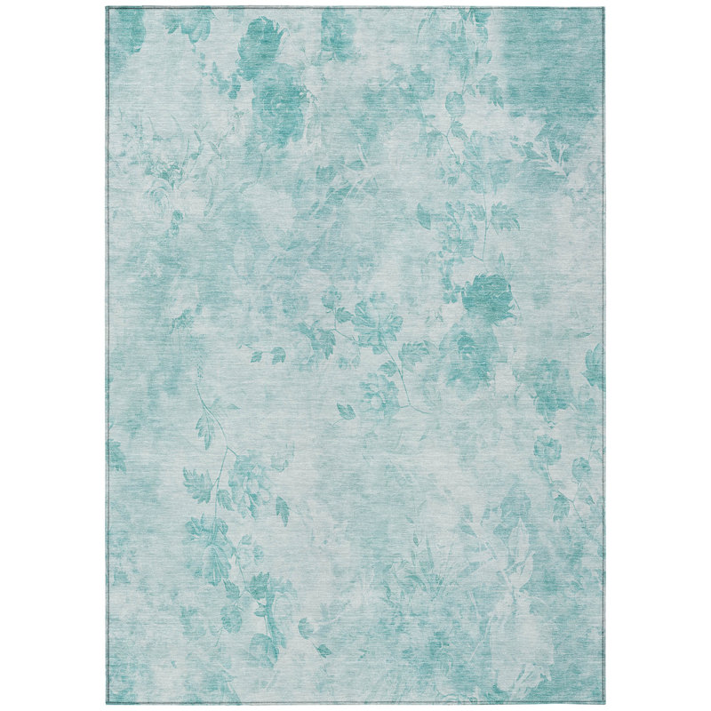 Tapis intérieur / extérieur Karsyn avec envers antidérapant, Rectangle 2 pi 6 po x 3 pi 10 po