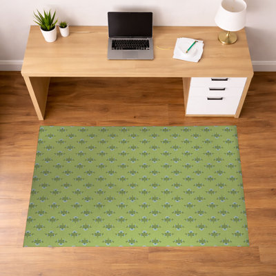 Tapis de bureau léger antidérapant Flora