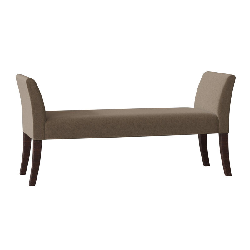 Kenner Upholstered Bench, 9177 Driftwood, Espresso