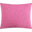 3-piece Tufted Embroidery Pink Flowers And Waves Comforter Set