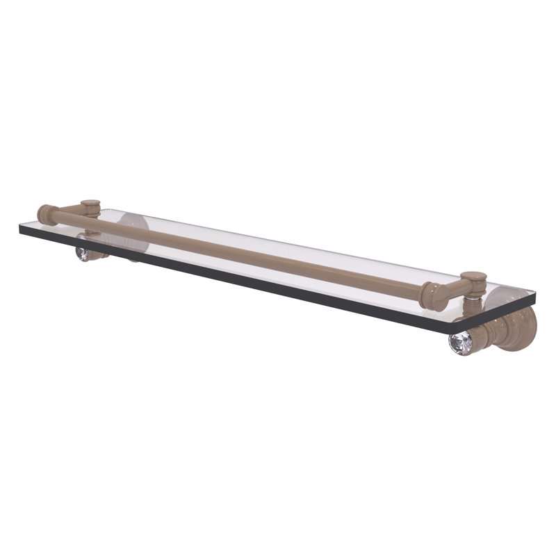 Tablette flottante Carolina, H 3,3 po x l 22 po x P 5,54 po, Beige ombré
