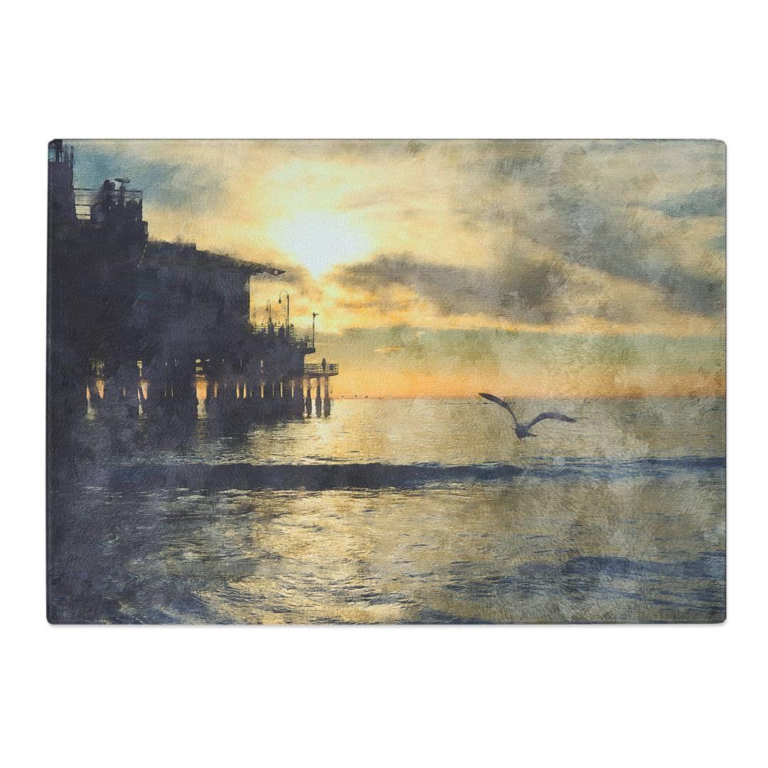 Seagull by the Pier Chopping Board