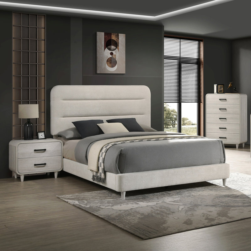 Meuble de rangement contemporain en bois avec 1 commode et 1 tiroir