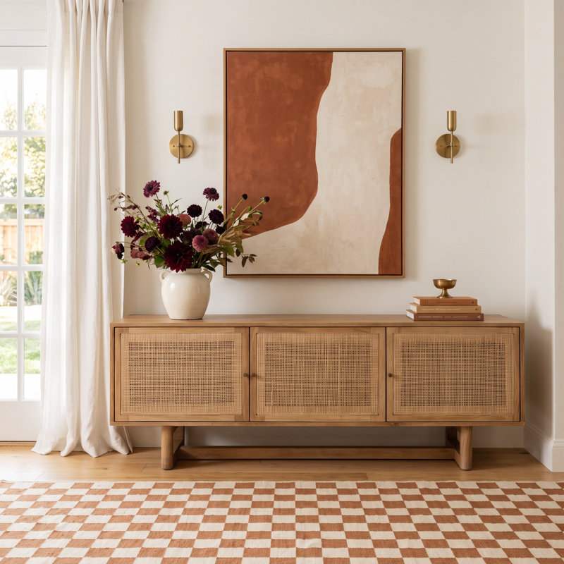 Cinna 65" Media Console, Light Brown