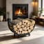 60cm W Metal Log Rack