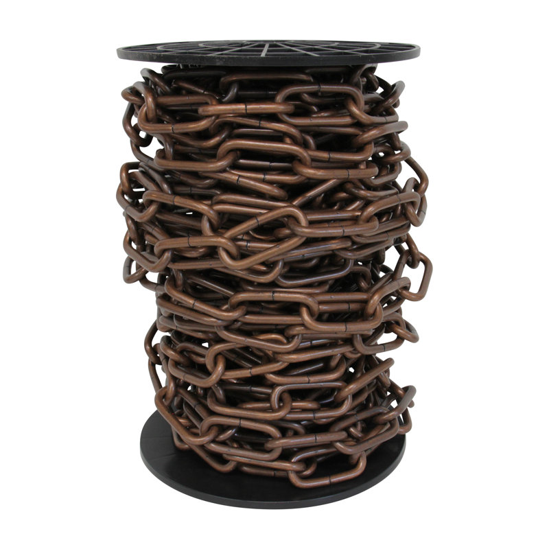 Chaîne de lustre décorative à maillons standard, Cuivre antique, H 780 po x l 1,02 po x P 0,25 po