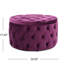 Velours fuchsia polyvalent avec siège confortable et support