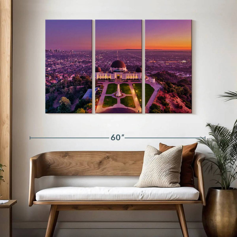 Sireci Griffith Observatory, 32" H x 50" W