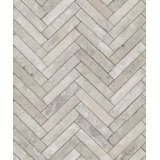 Bricks and More Collection Herringbone Brick Wallpaper Roll