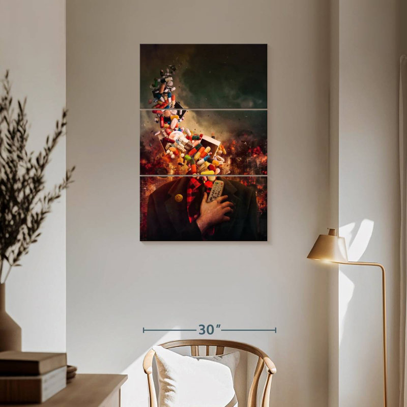 Hiltrun Comfortably Numb, 57" H x 36" W