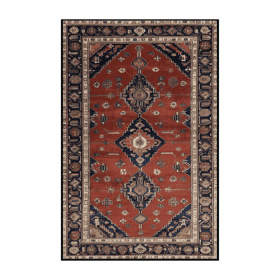 Machine Washable Persian Brown Area Rug
