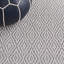 Tapis gris / ivoire en coton Martha Stewart 484-73725317