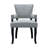 Dawson Upholstered Dining Chair with Padded Arm-934958666