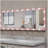 Lighted Full-Length Mirror, Three-Color Mode Wall Light Full-Body Makeup Mirror, Touch Pink 62.6"x23.3", Suitable for Dressing Room, Bedroom, Hotel