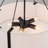 5-Light Transitional Drum Fabric Shade Chandelier