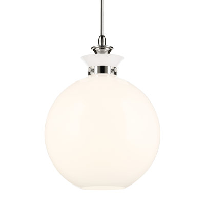 1 Light Pendant with Clear Glass