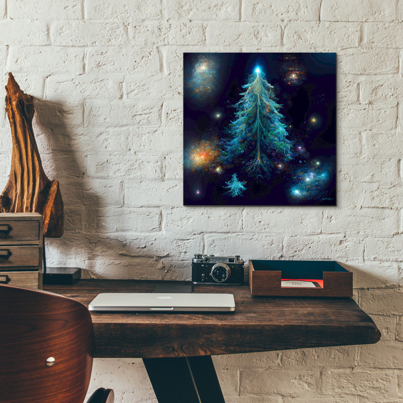 «Christmas Tree 3» par Tanya Mavric, H 12 po x l 12 po x P 0,13 po