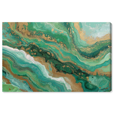 «Gateed Agate III», reproduction d'art sur toile par Art Remedy