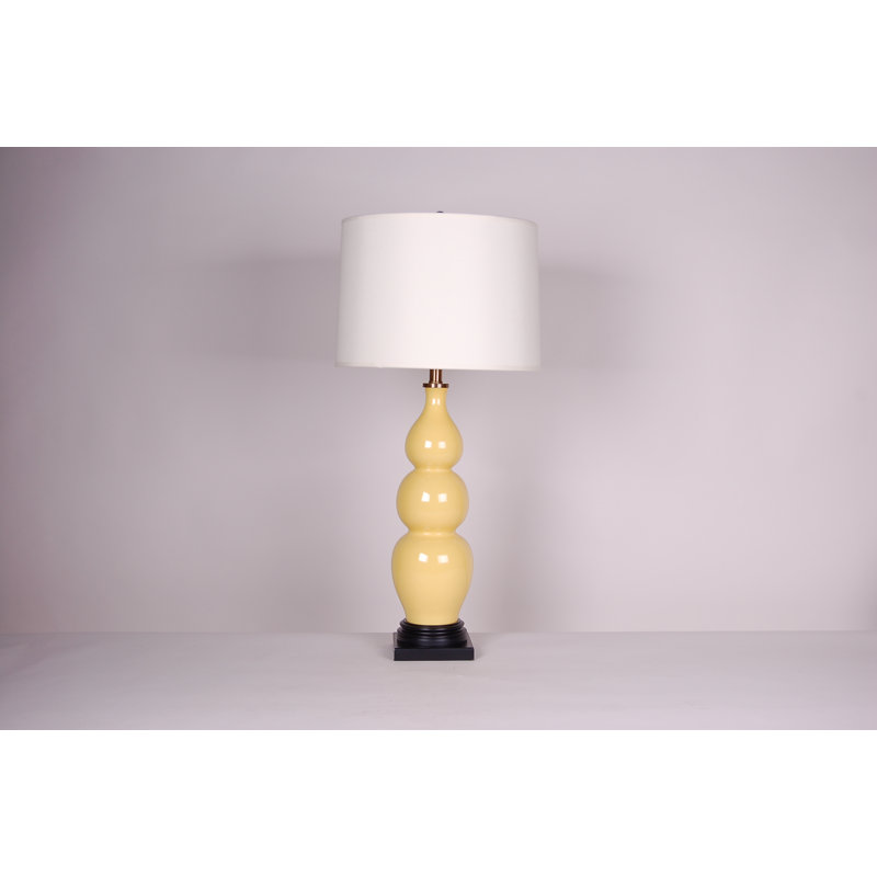 Table Lamp, White, Yellow
