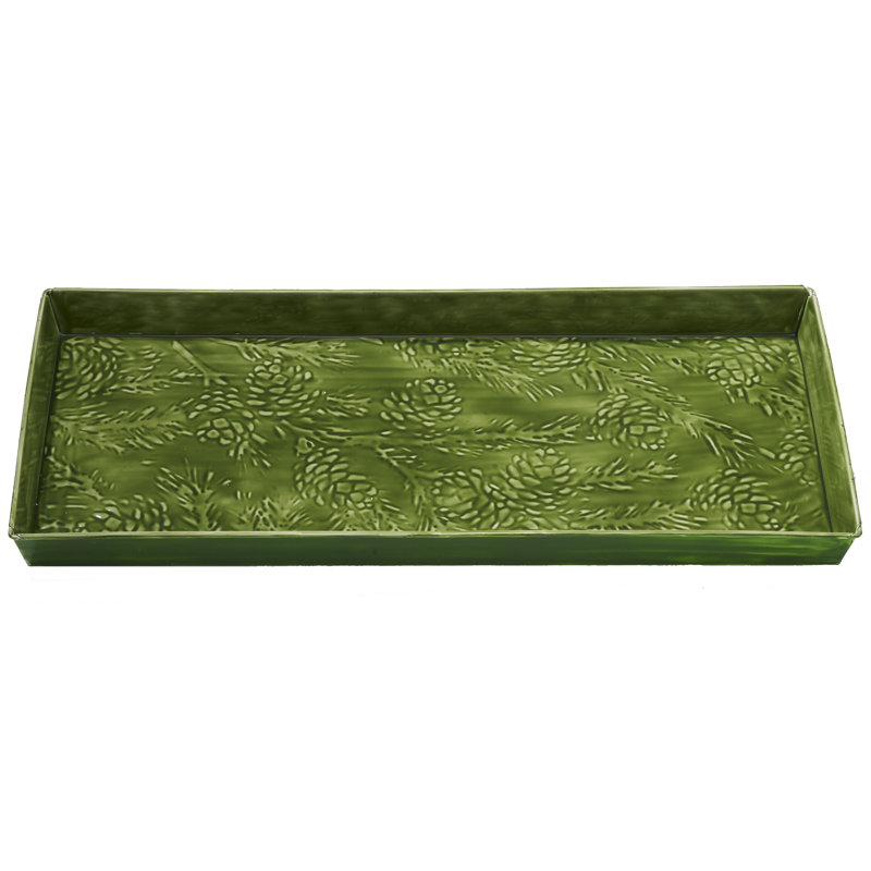 Indoor pine scraper mat 30 in. x 13 in., Vert forêt