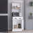 Stylish White Kitchen Pantry With 2 Cabinets - Maximize Storage Efficiency & Optimal Options-804398067
