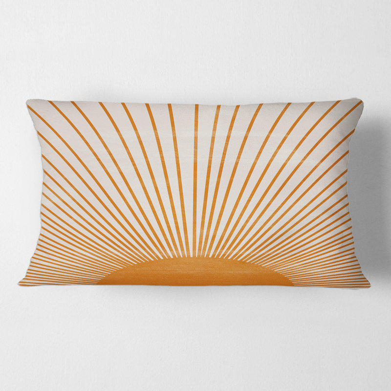 Sun III Rectangular Pillow Cover & Insert