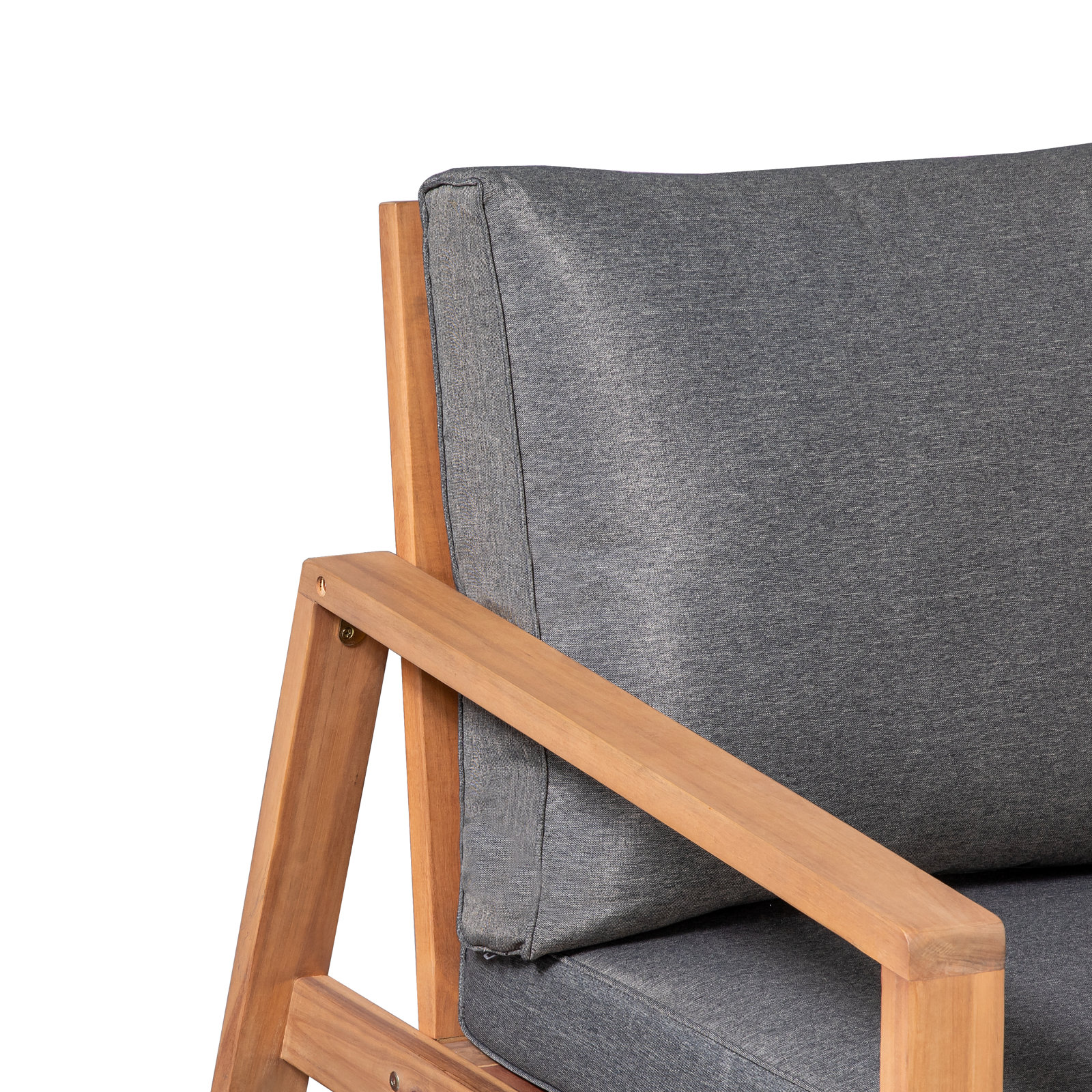 Davies 50" Acacia Patio Loveseat