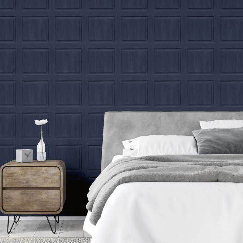Papier peint Bellamy, Bleu