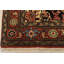 Tapis tribal rouge en laine noué à la main Heriz Runner 4 pi x 12 pi 1 po