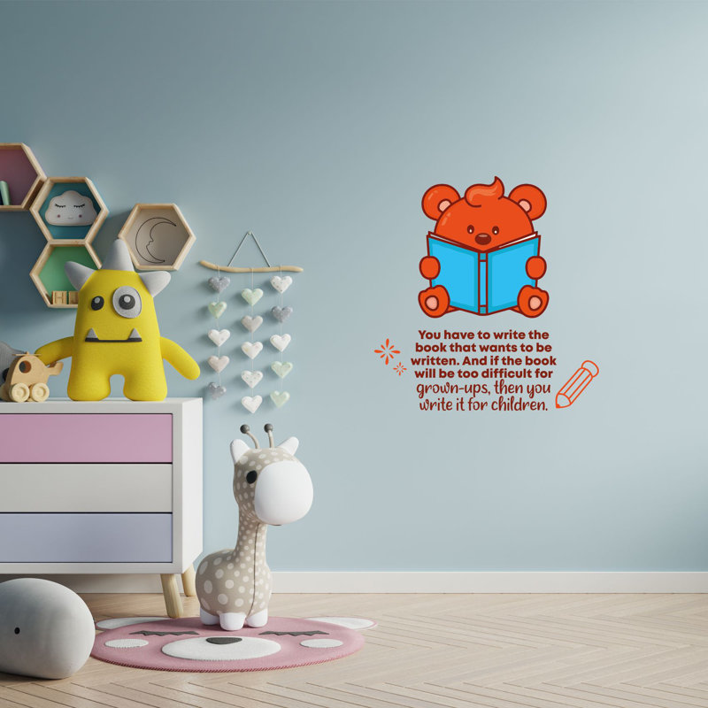 Text & Numbers Wall Decal, 40" H x 20" W x 0.05" D