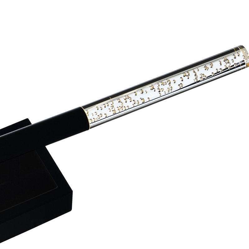 Thurso Steel LED Armed Sconce, Black