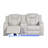LED & Power Reclining Loveseat Made With Faux Leather