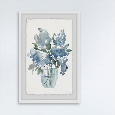 " Water Flower III " by Marmont Hill Painting Print