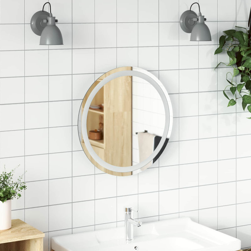 Round Mirror, 50cm H x 50cm W