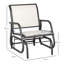 Fauteuil coulissant confortable en acier