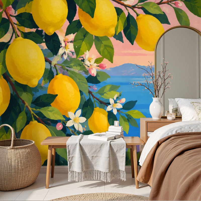 Papier peint adhésif mural auto-adhésif Peel and Stick, 96" L x 69" W