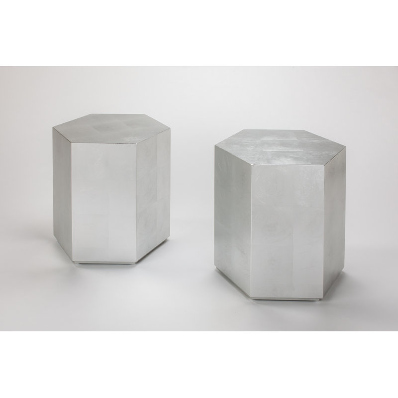 End Table, Silver