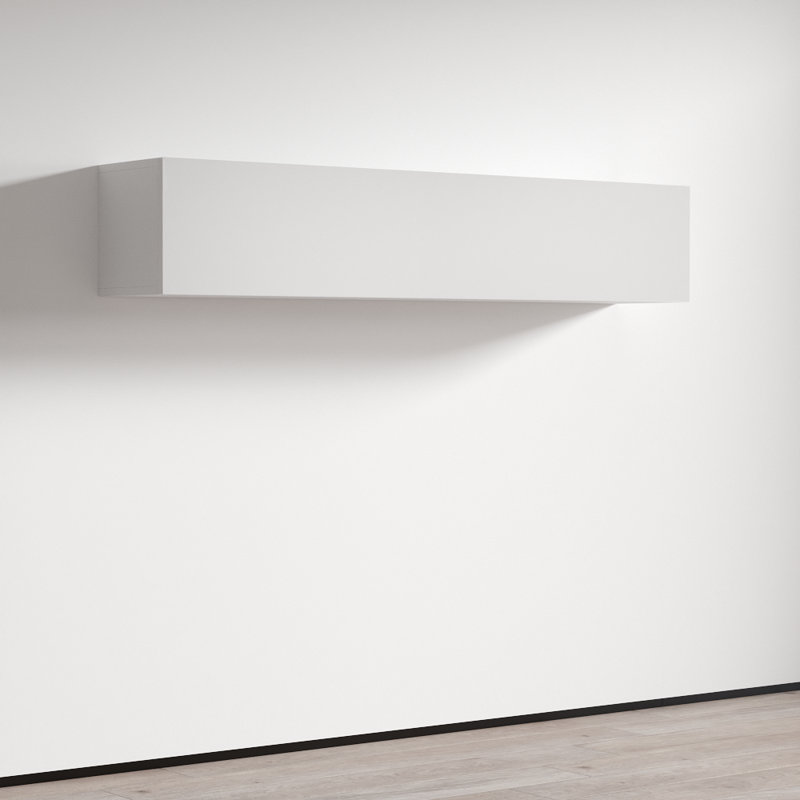 Balroop 2 Piece Floating Shelf, White