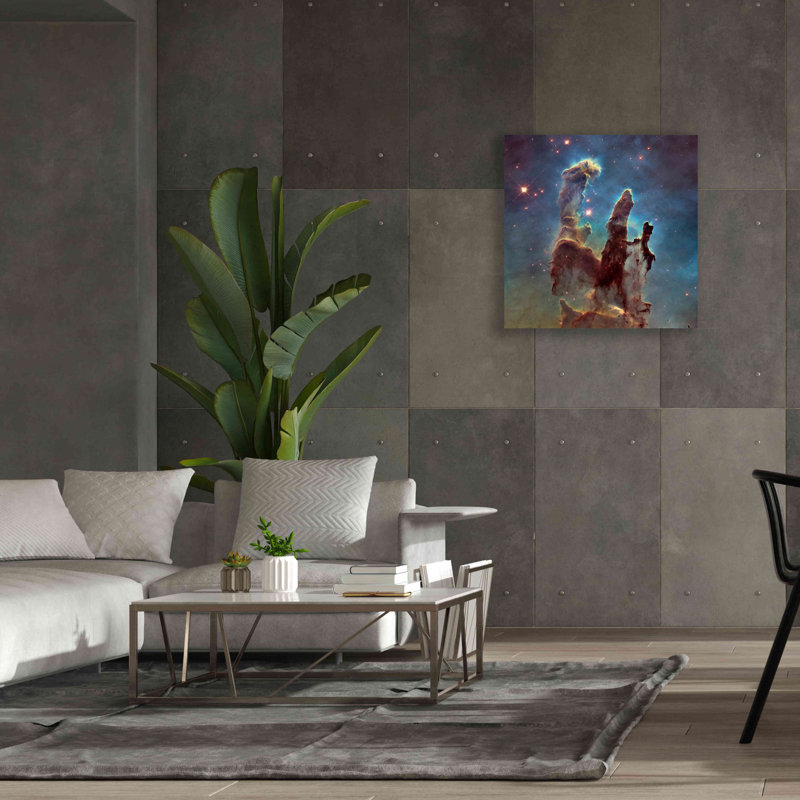 «Eagle Nebula», art mural sur toile, H 37 po x l 37 po x P 0,75 po