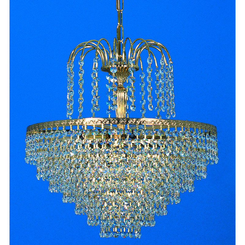 Swiss 5 - Light Crystal Chandelier